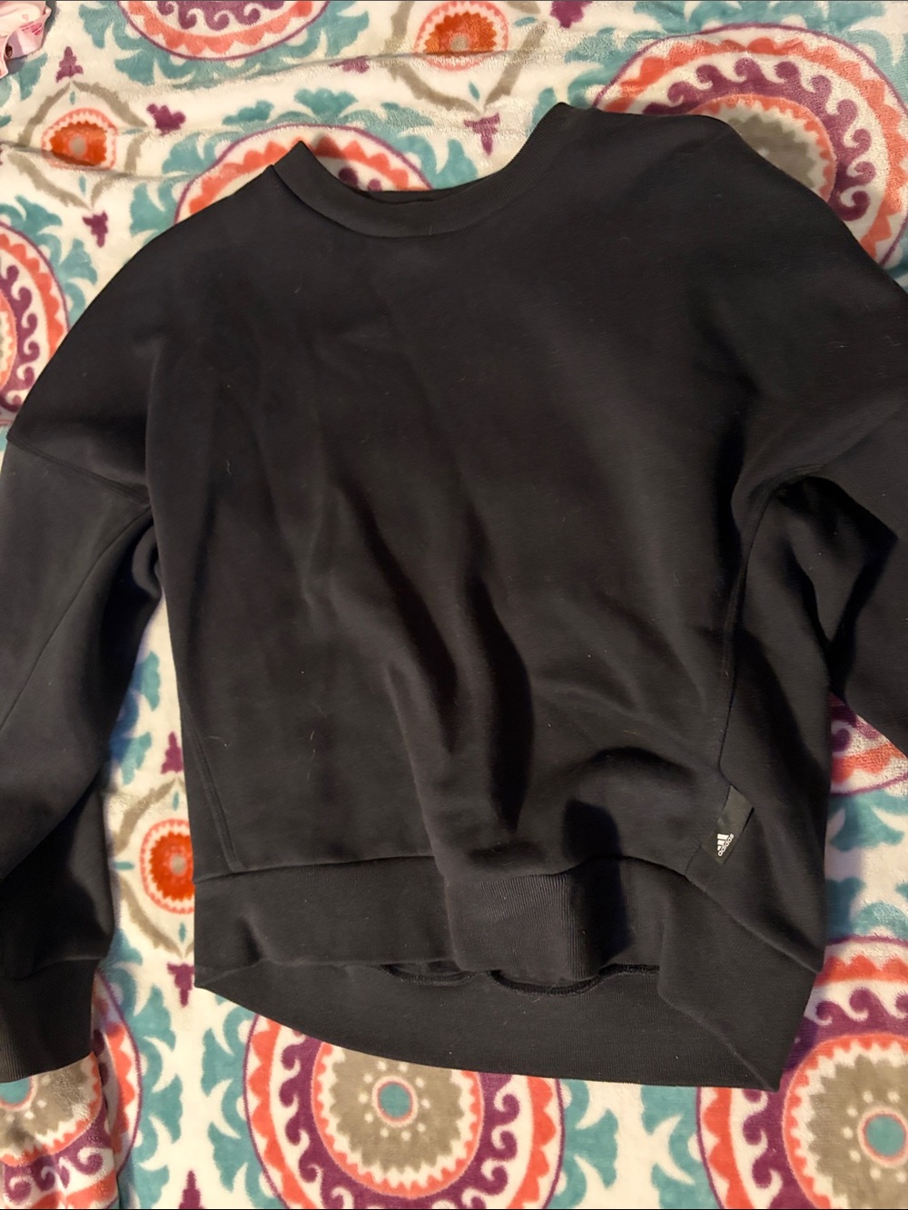 adidas Black Crewneck Women's Sweatshirt